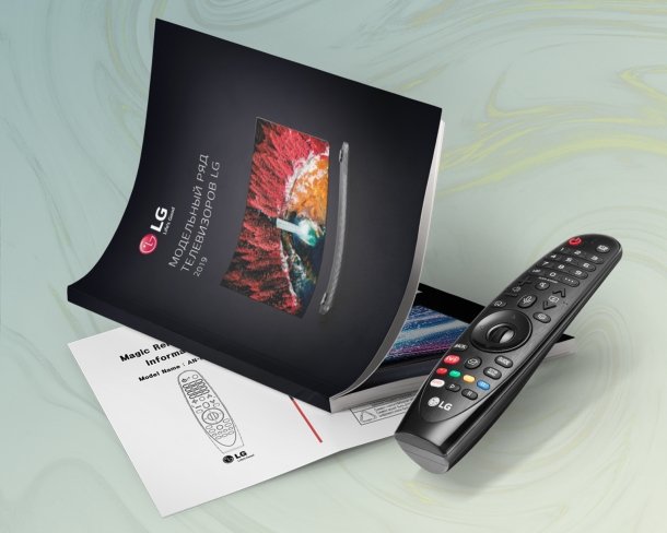 Дизайн и вёрстка каталога телевизоров LG