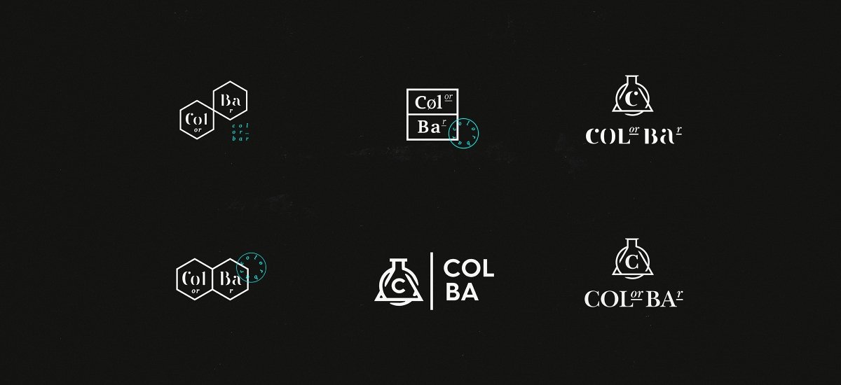 Концепции логотипа Colba ColorBar - примеры работ Концепции логотипа Colba ColorBar