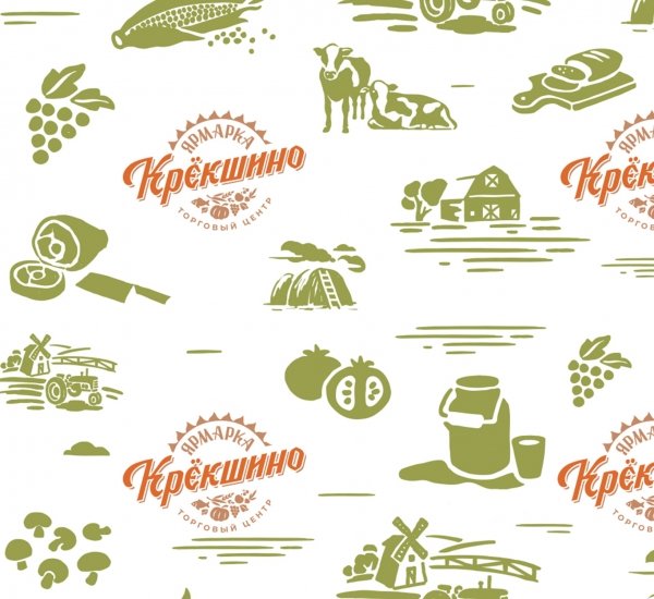 Ярмарка Крёкшино Логотип и фирменный стиль - примеры работ Ярмарка Крёкшино Логотип и фирменный стиль
