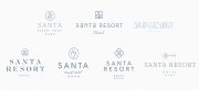 Santa Resort Hotel 4* Логотип и Фирменный стиль отеля Santa Resort Hotel