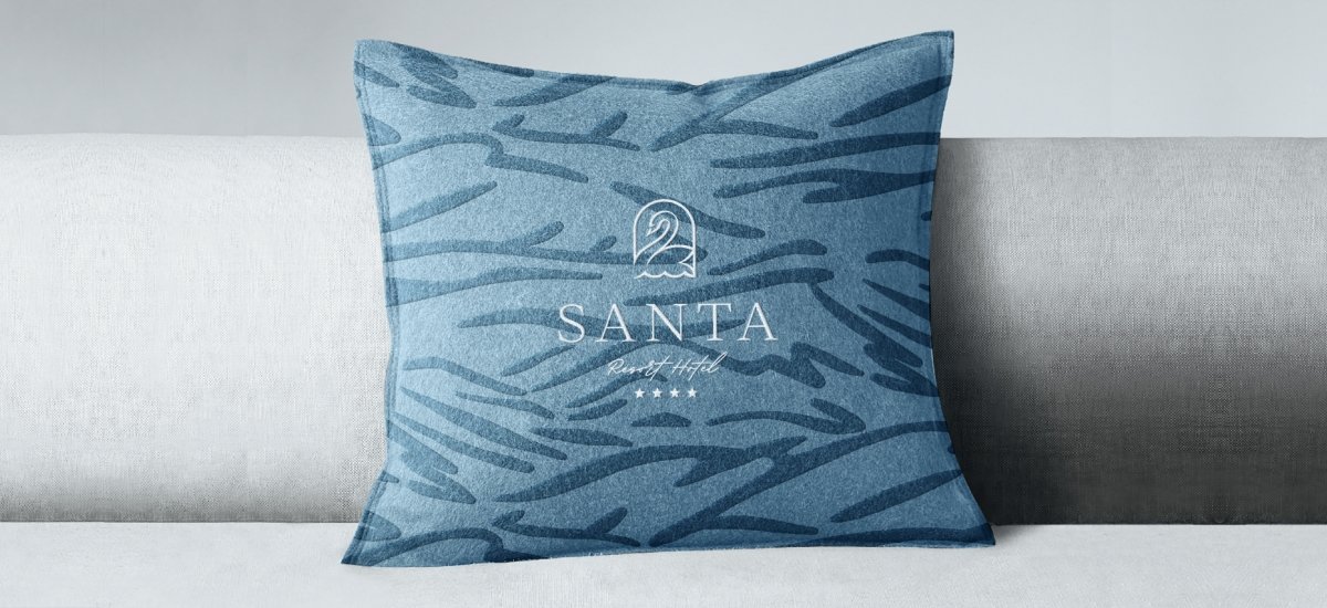 Santa Resort Hotel 4* Логотип и Фирменный стиль отеля - примеры работ Santa Resort Hotel 4* Логотип и Фирменный стиль отеля