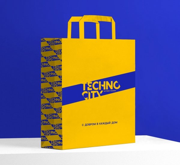 TECHNOCITY Брендинг для сети магазинов электроники - примеры работ TECHNOCITY Брендинг для сети магазинов электроники
