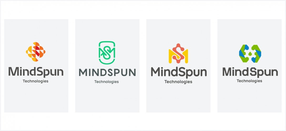 Mindspun Дизайн логотипа и фирменного стиля - примеры работ Mindspun Дизайн логотипа и фирменного стиля