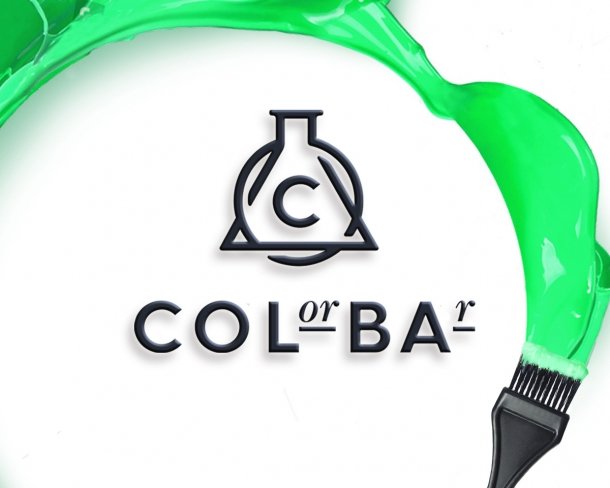 Логотип и фирменный стиль салона красоты ColBa ColorBar