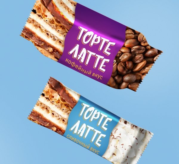 Концепции дизайна упаковки Torte Latte