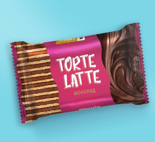 Дизайн упаковки конфет Torte Latte