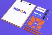 KIDOM Нейминг и логотип детского центра KIDOM
