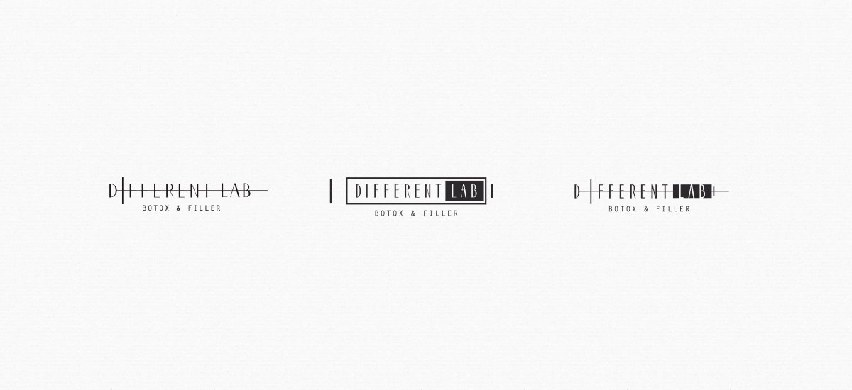 Концепции логотипа Different Lab - примеры работ Концепции логотипа Different Lab