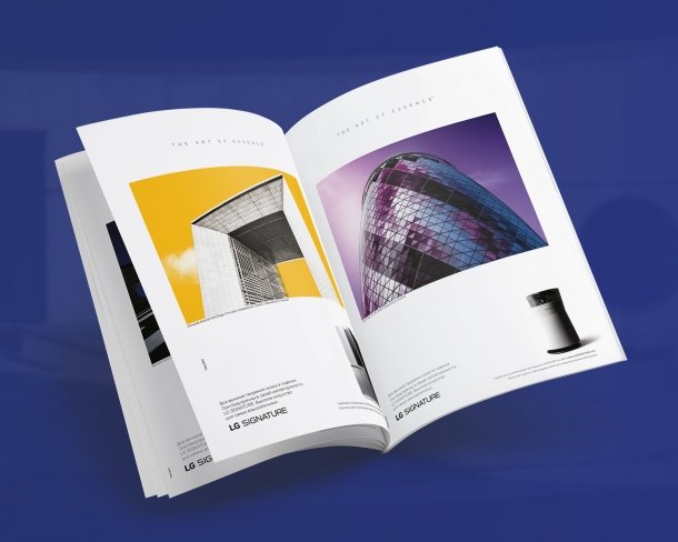 Локализация ключевого образа и рекламных материалов LG SIGNATURE 2018
