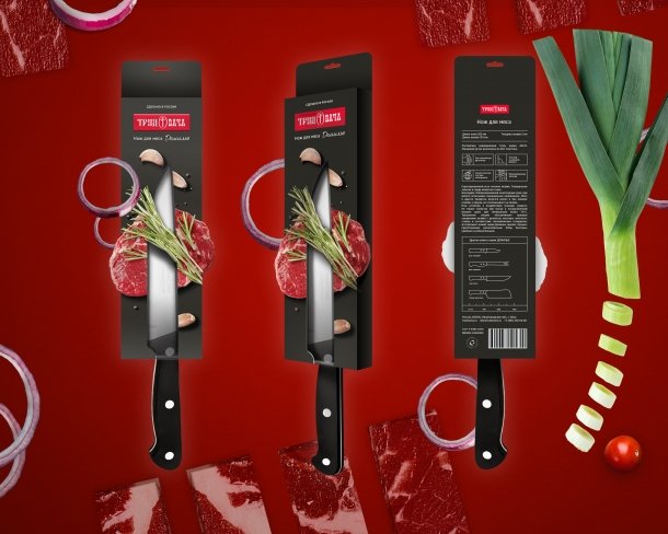 Дизайн упаковки ножей Труд Вача