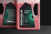 Moyola Дизайн этикетки автокосметики и антифриза MOYOLA