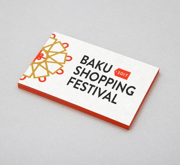 Создание логотипа и фирменного стиля Baku Shopping Festival - примеры работ Создание логотипа и фирменного стиля Baku Shopping Festival