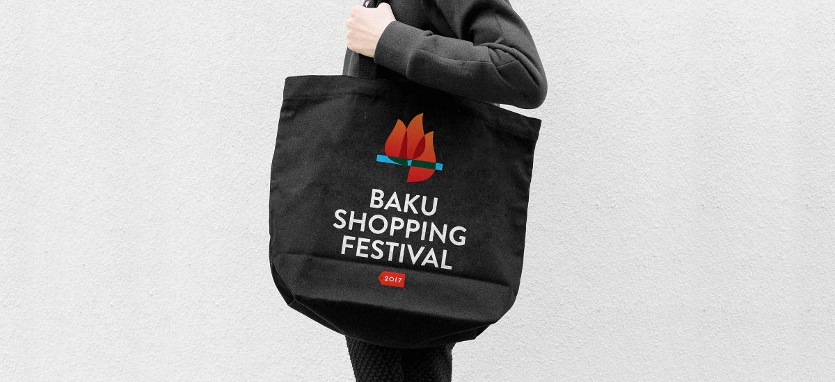 Создание логотипа и фирменного стиля Baku Shopping Festival - примеры работ Создание логотипа и фирменного стиля Baku Shopping Festival