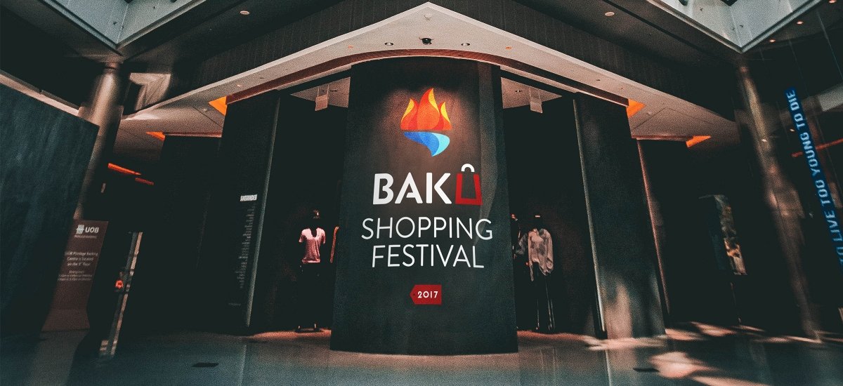 Логотип и фирменный стиль Baku Shopping Festival - примеры работ Логотип и фирменный стиль Baku Shopping Festival
