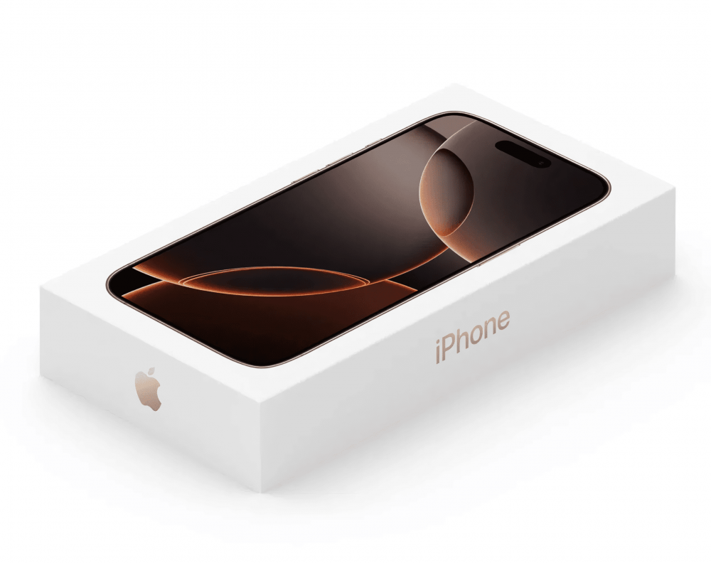 Дизайн упаковки iphone с эффектами