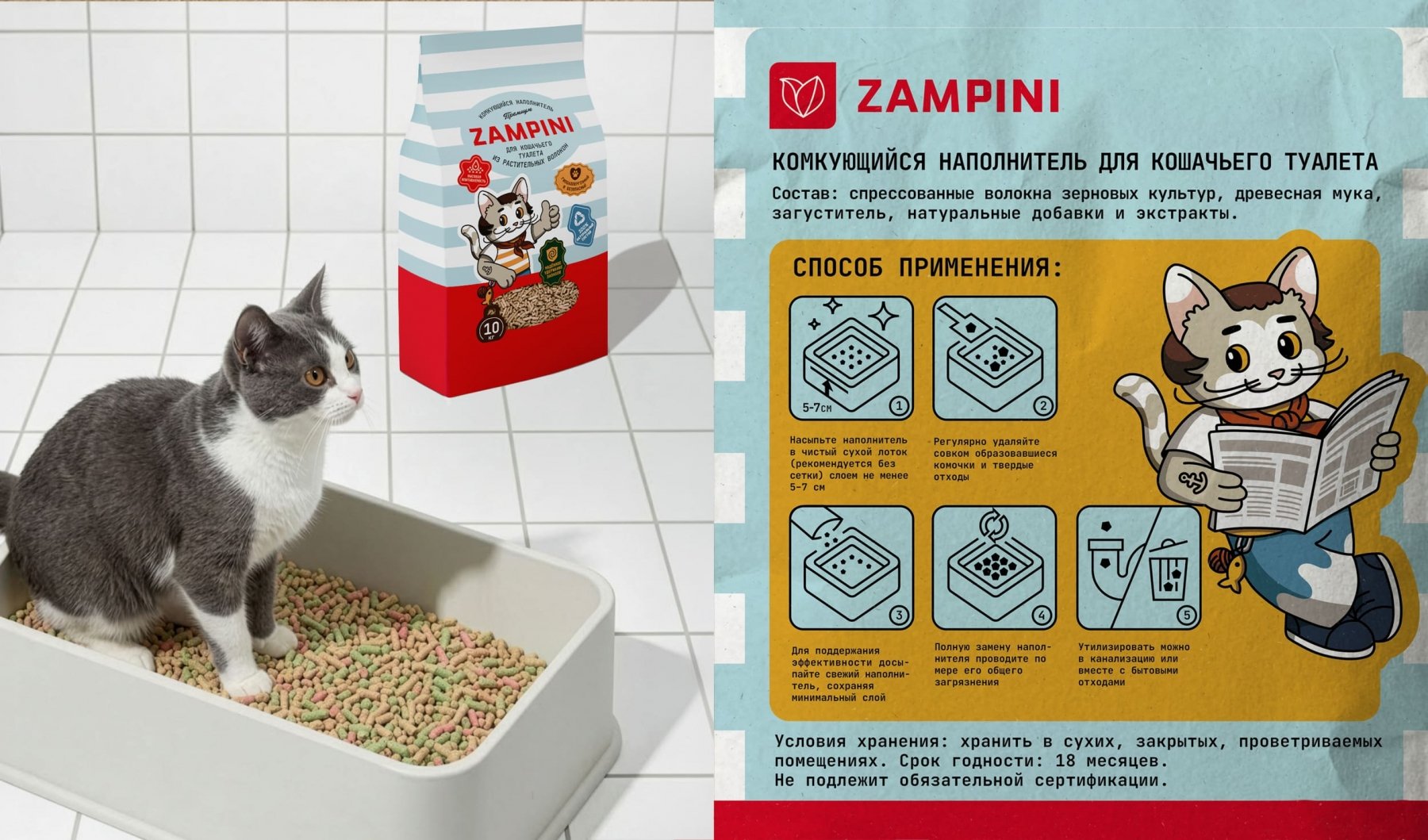 Дизайн инфографики на упаковке