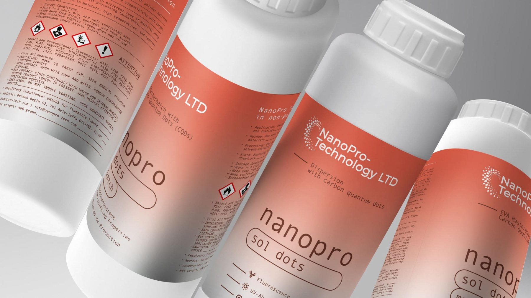Упаковка химических добавок Nanopro Sol Dots