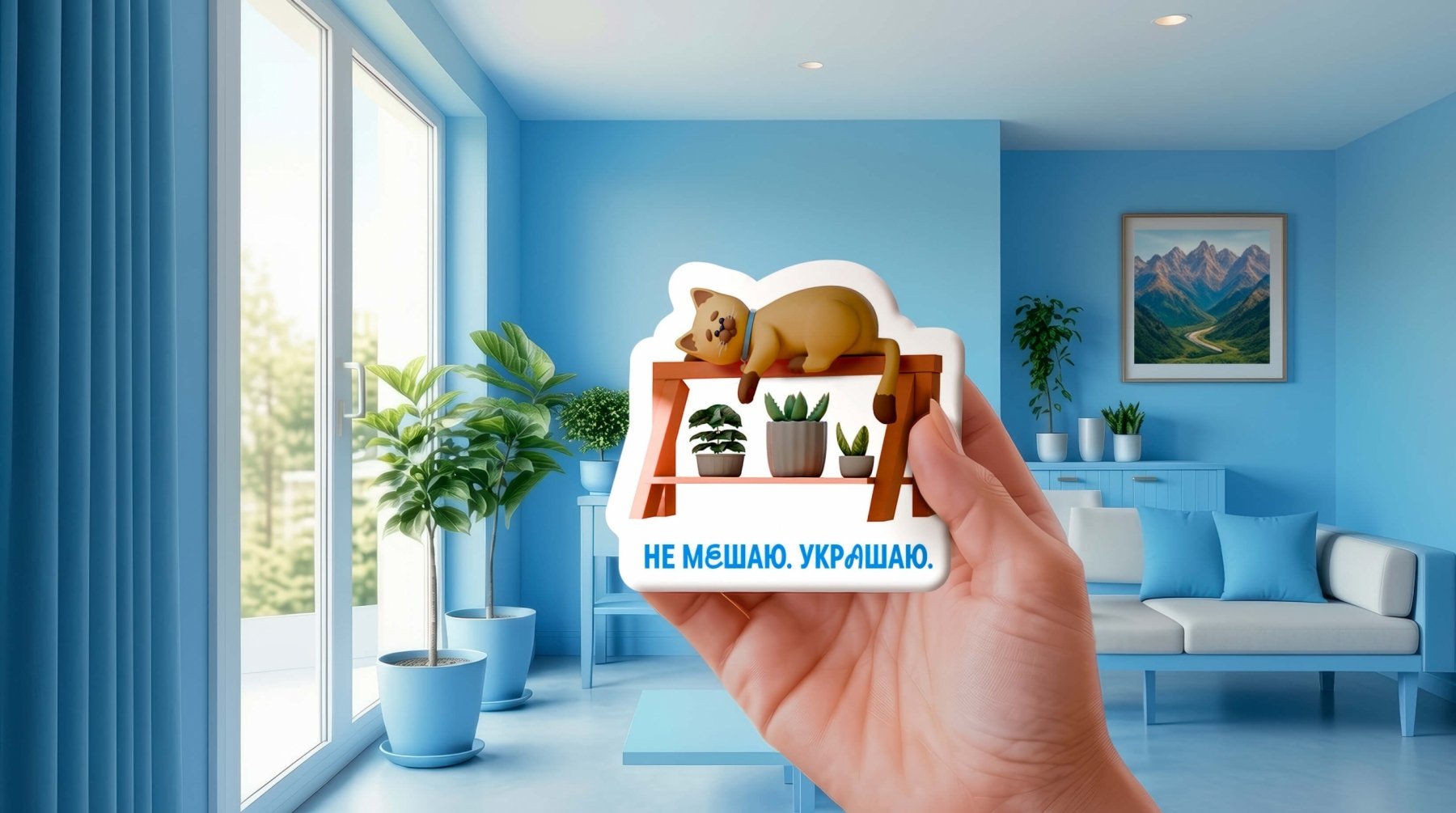 Стикеры для ЖК Переделкино Родина Брендированные стикеры для ЖК Родина Переделкино