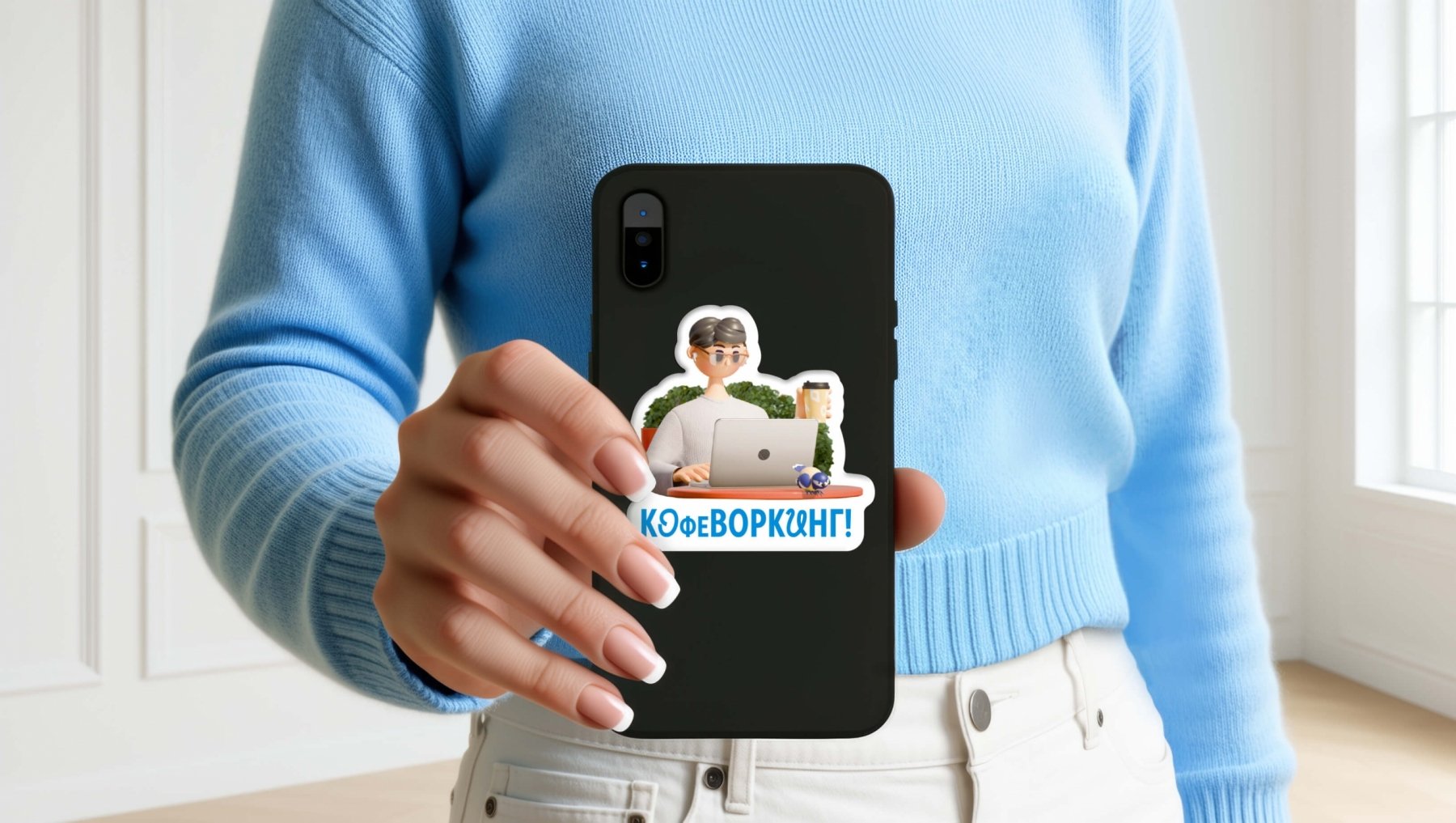 Стикеры для ЖК Переделкино Родина Брендированные стикеры для ЖК Родина Переделкино