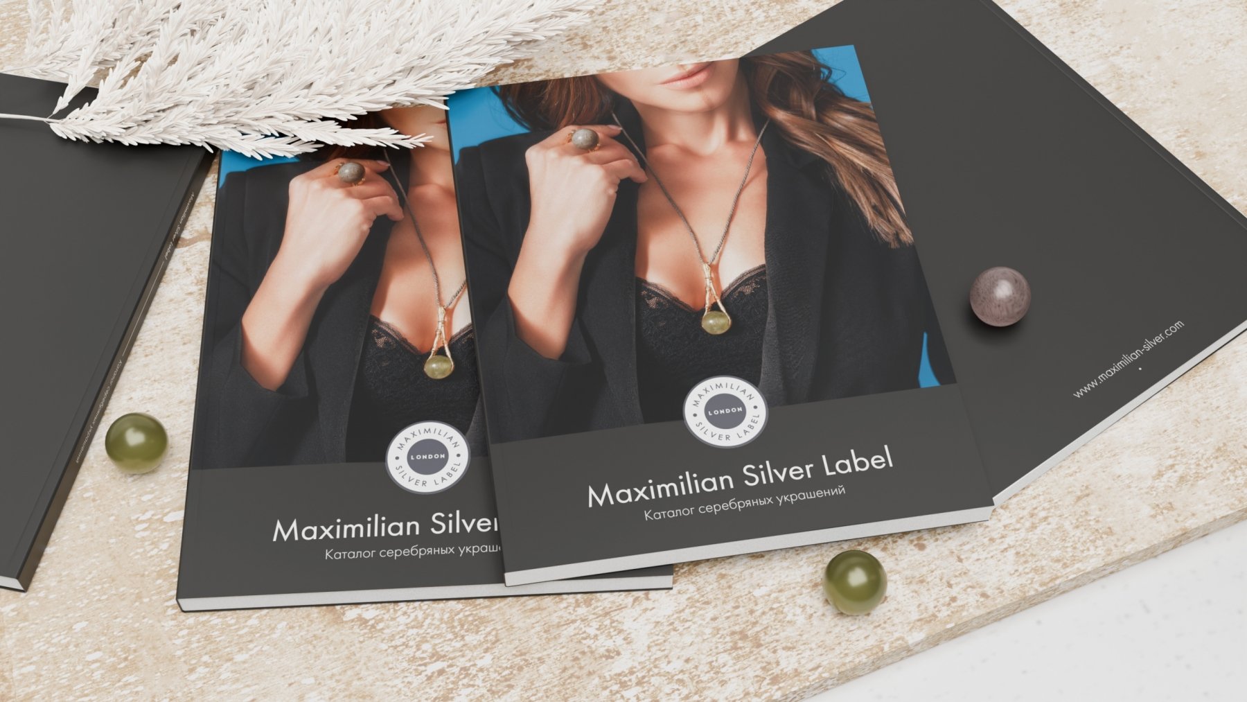Каталог украшений Maximilian Silver Label Разработка каталога украшений Maximilian Silver Label