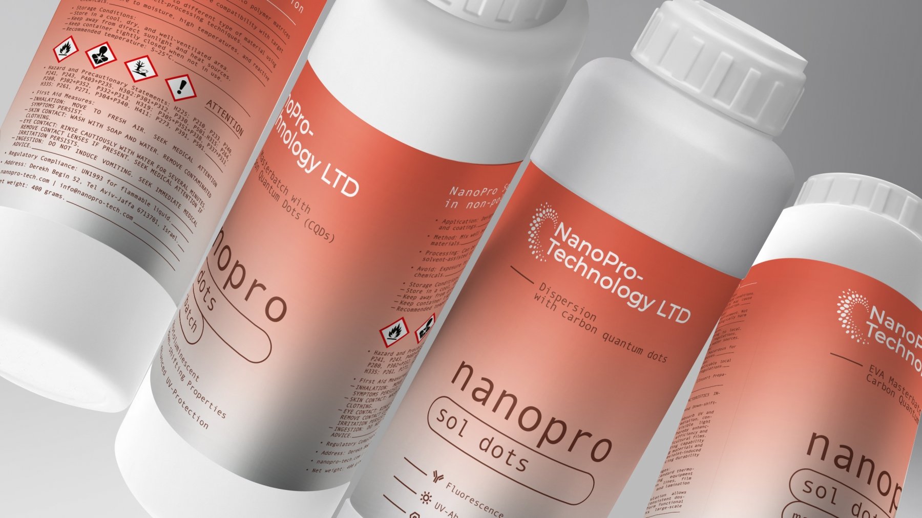 Дизайн упаковки инновационных химических добавок Nanopro Дизайн упаковки инновационных химических добавок Nanopro