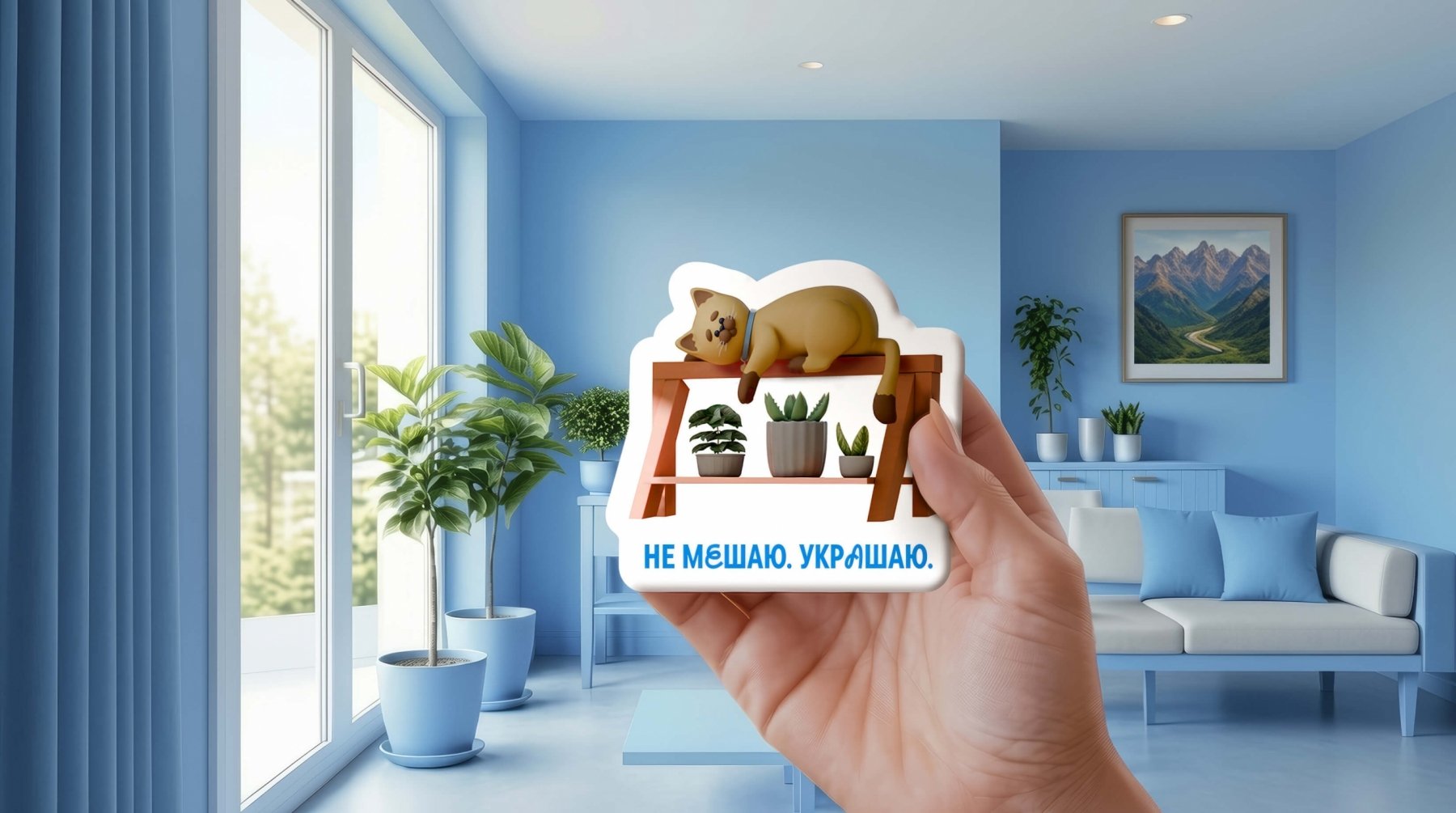 Стикеры для ЖК Переделкино Родина Брендированные стикеры для ЖК Родина Переделкино